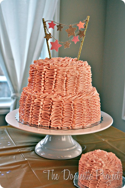 Ruffle cake - The Domestic Project