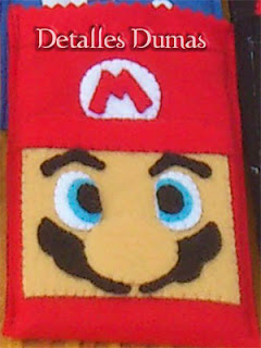 funda movil mario bros