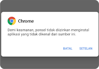 Cara Install Aplikasi dari Sumber Tidak Dikenal di Android Stock