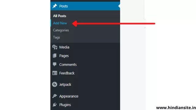 add post in wordpress