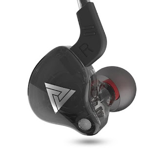 image of QKZ AK6 Universal 3.5mm Sports In-ear HiFi Sound-Black