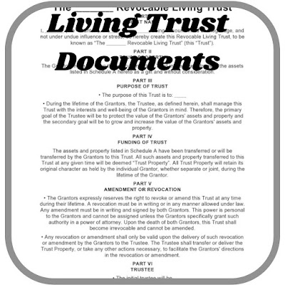 Living Trust Document Templates