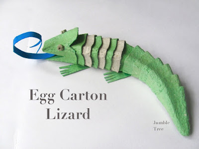 egg carton lizard