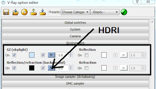 setting HDRI vray sketchup