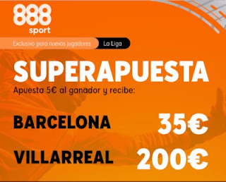 888sport Superapuesta Barcelona vs Villarreal 27-9-2020