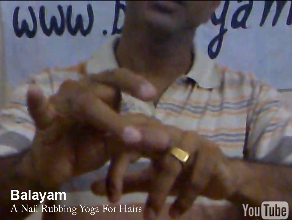 Balayam Nail Rubbing Exercise Cures Alopecia Hair Loss Bald