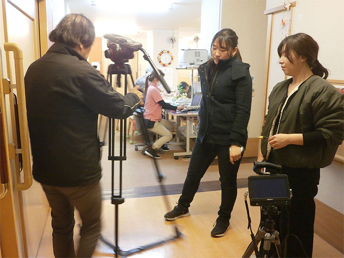 しょうじゅの里三保 施設ブログ テレビ神奈川の取材がありました