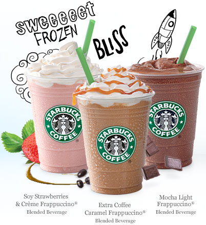 Starbucks Frappuccino's at