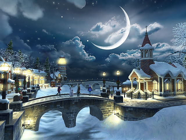 Christmas Landscape Computer Wallpapers