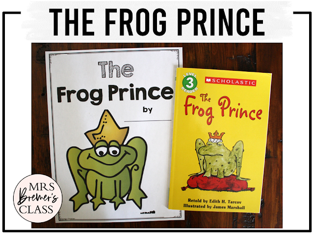 The Frog Prince Fairy Tales activities unit with literacy printables, reading companion activities, and lesson ideas for First Grade and Second Grade