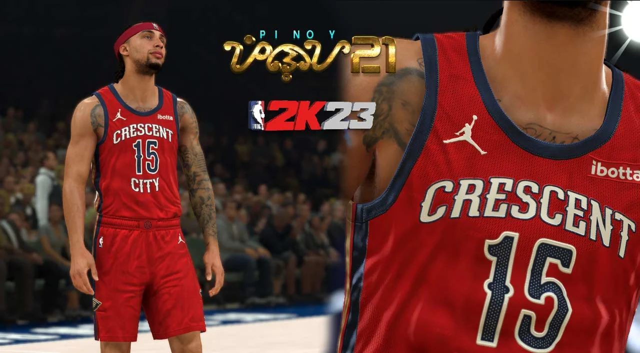 NBA 2K23 New Orleans Pelicans 2024 Statement Jersey