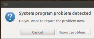 System program problem detected after install Ubuntu 12.04