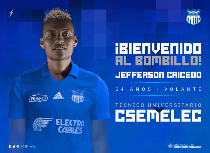 Refuerzo de Emelec para temporada 2020