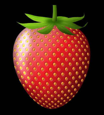 %photoshop Design a melting Strawberry in photoshop