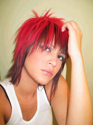 emo hairstyle gallery. Color Emo Hairstyles For Emo