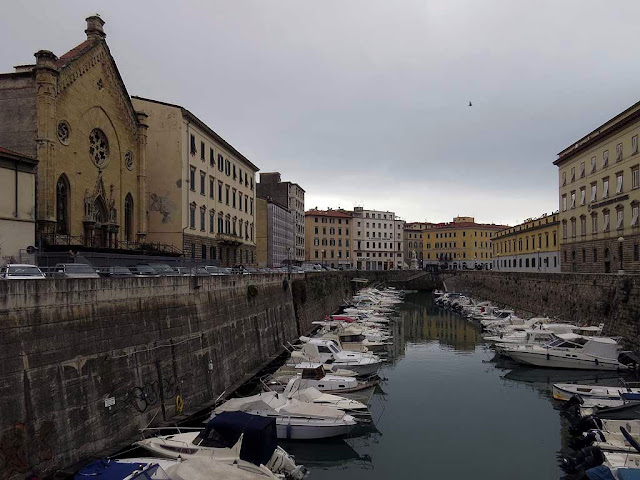 Fosso Reale seen from the Mercato bridge, Livorno