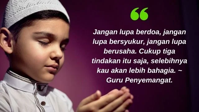 Kata-kata Bijak Jangan Lupa Berdoa