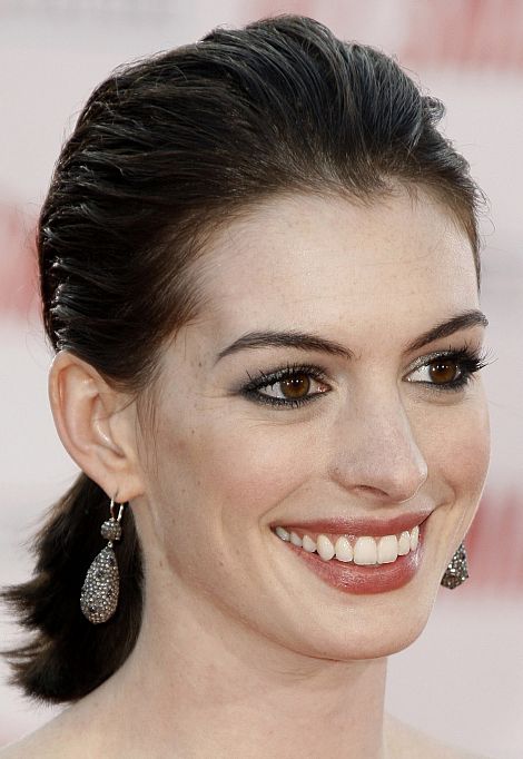 Anne Hathaway! Congratulations to Trilby blog reader sparkles for guessing ...