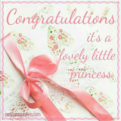 Congratulations it's a lovely little princess