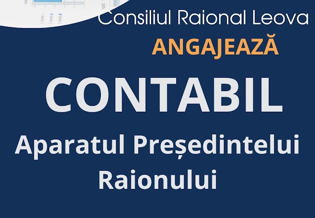 𝐂𝐨𝐧𝐬𝐢𝐥𝐢𝐮𝐥 𝐑𝐚𝐢𝐨𝐧𝐚𝐥 𝐋𝐞𝐨𝐯𝐚 𝐚𝐧𝐮𝐧𝐭̧𝐚̆ 𝐟𝐮𝐧𝐜𝐭̦𝐢𝐞 𝐯𝐚𝐜𝐚𝐧𝐭𝐚̆ 𝐝𝐞 𝐂𝐨𝐧𝐭𝐚𝐛𝐢𝐥 𝐢̂𝐧 𝐜𝐚𝐝𝐫𝐮𝐥 𝐚𝐩𝐚𝐫𝐚𝐭𝐮𝐥𝐮𝐢 𝐩𝐫𝐞𝐬̧𝐞𝐝𝐢𝐧𝐭𝐞𝐥𝐮𝐢 𝐫𝐚𝐢𝐨𝐧𝐮𝐥𝐮𝐢