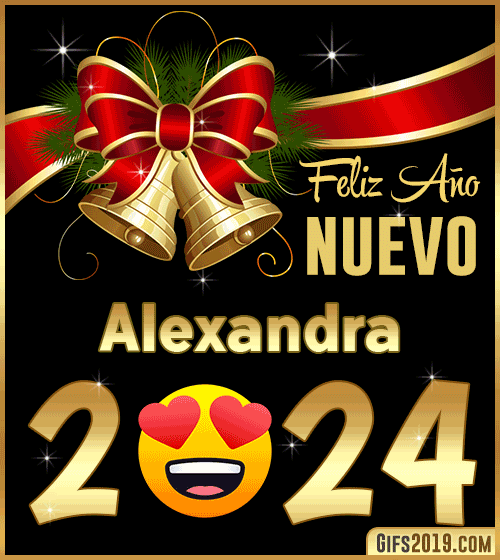 Feliz año nuevo 2024 Alexandra