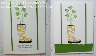 The boot from Stampin'UP! set: Bootiful with the words blocked out.