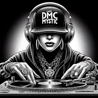 Logo theme - djette dj Lady woman girl Fille femme dmc mystic princess princesse féminise