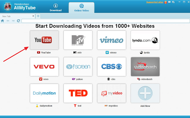 Download Video from 1000+ Online Websites Quickly & Easily with AllMyTube