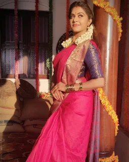 Serial Actress Rachitha mahalakshmi Dinesh Beautiful saree Pics