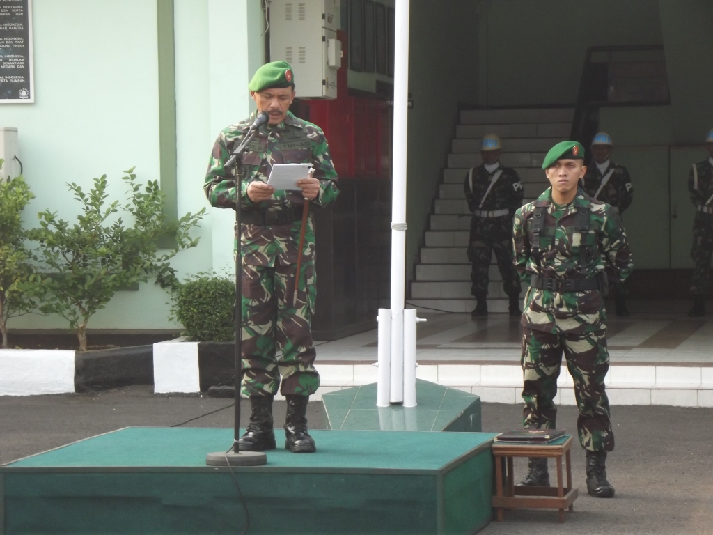 PUSAT SIMULASI TEMPUR: UPACARA PERINGATAN SUMPAH PEMUDA KE 