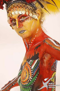 body painting like a Costumes
