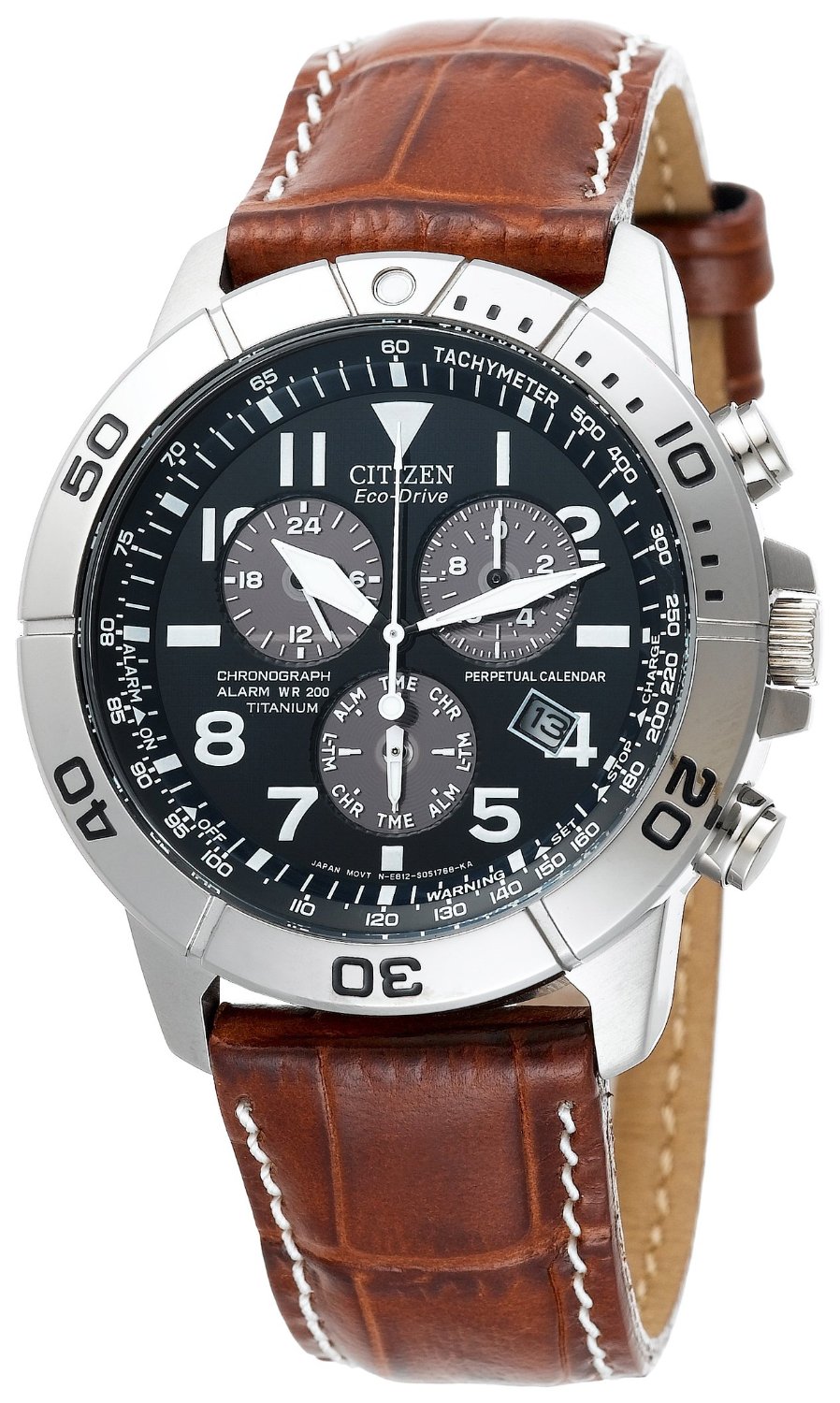 Citizen Men's BL5250-02L Eco-Drive Perpetual Calendar Chronograph ...