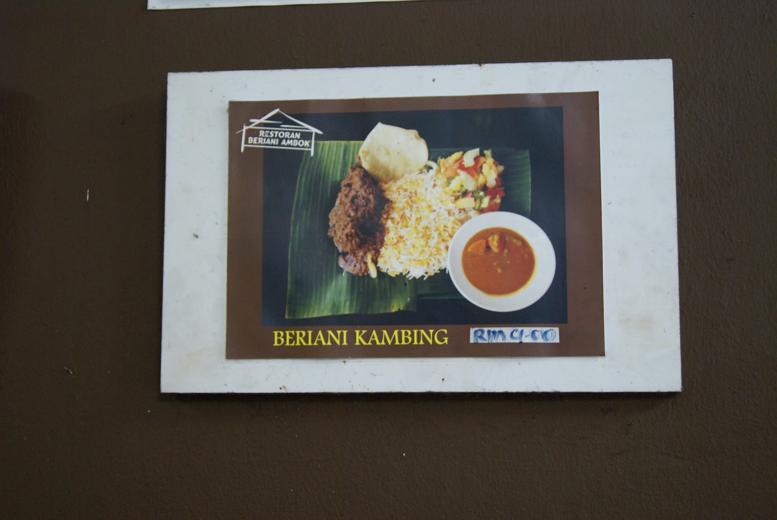 Terajubintang7: Restoran Beriani Ambok, Larkin Perdana. Johor.