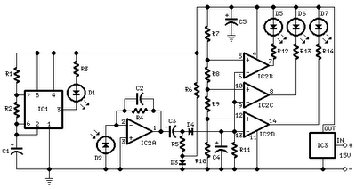 Car Parking Sensor  Circuit Schematic Free With Explanation