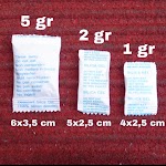 Silica Gel Natural 1 gr Isi Sekitar 1000 pcs
