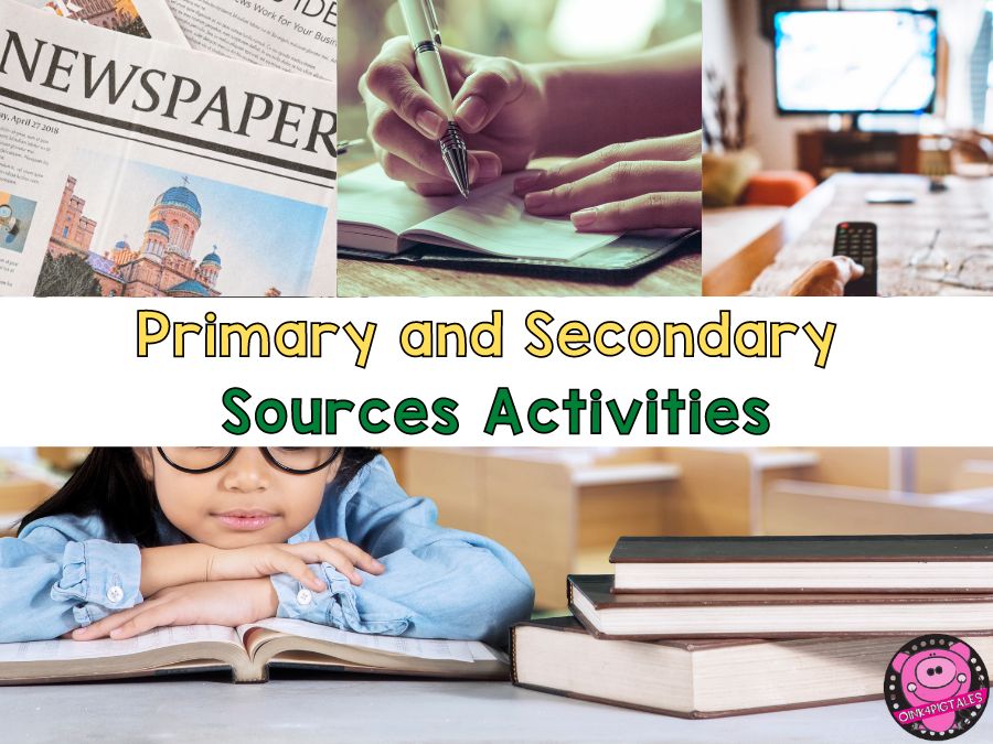 Get your students working on primary and secondary sources with 40 digital and printable activities. Includes task cards, graphic organizers, posters, and reading passages that integrate literacy and social studies to help 2nd-4th grade students identify primary/secondary sources for expertise.