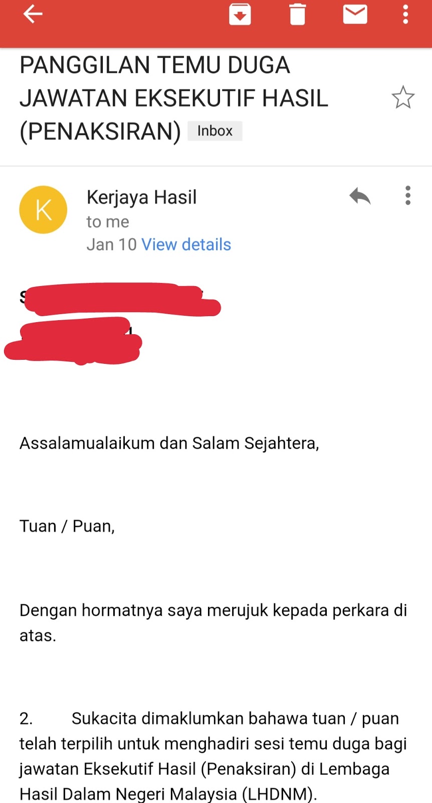 Part 1 Pengalaman Temuduga Pegawai Hasil Penaksiran Lhdn