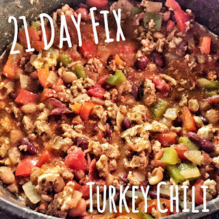 21 day fix, turkey chili, fixate, clean eating, recipe