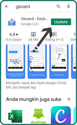 mengupdate gboard