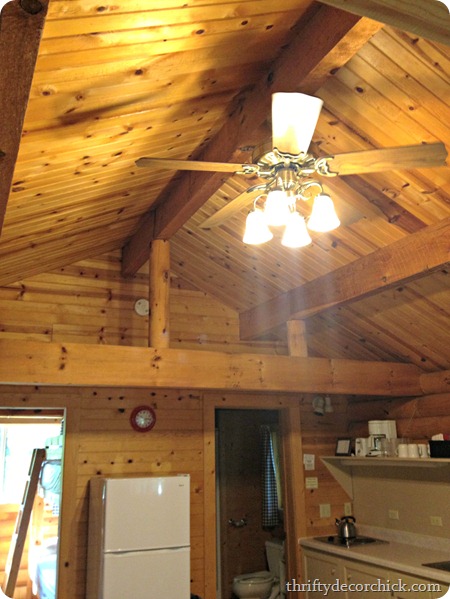 rustic cabin ceiling