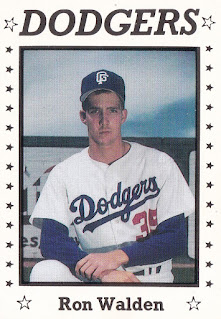 Ron Walden 1990 Great Falls Dodgers card