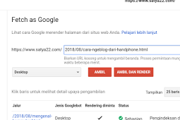 Tips dan trik supaya blog cepat terindeks oleh google