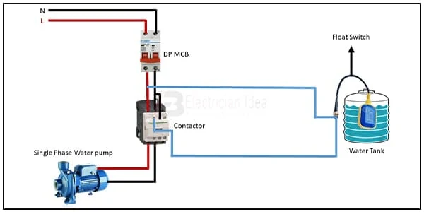 Float Switch connection in Water Pump