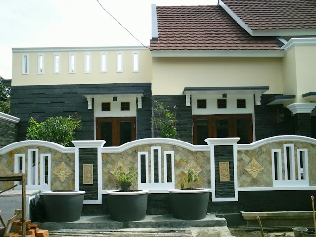 warna cat pagar rumah minimalis modern terbaru