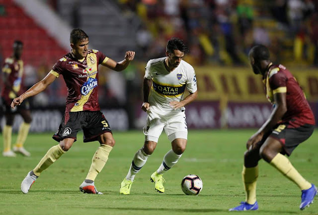 Boca igualó 2-2 con Deportes Tolima y dio otro paso hacia la clasificación a octavos de final de la Libertadores