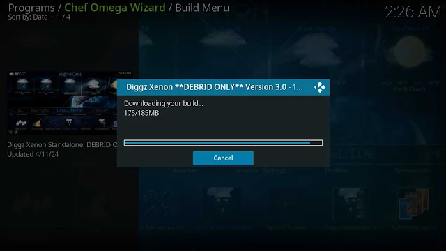 Diggz Xenon Kodi Build