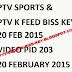 PTV Sports BISS Key 20 Feb 2015 PTV Sports Latest BISS Code Current BISS Key PTV K FEED