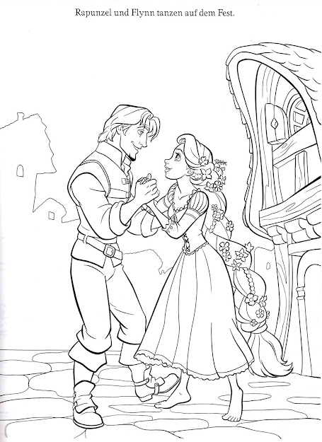 Colouring Pages For Rapunzel  Rapunzel Color Pages Printable