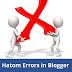 How to Fix hatom Structured Data Errors in Blogger
