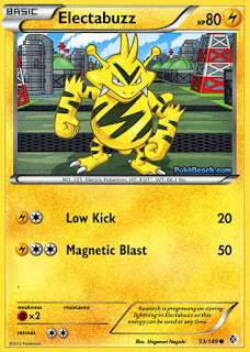 Electabuzz Boundaries Crossed Pokemon Card